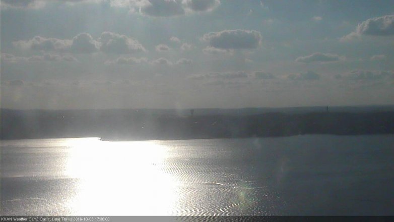 Lake Travis webcam, October 6, 2016 4:35 PM CT