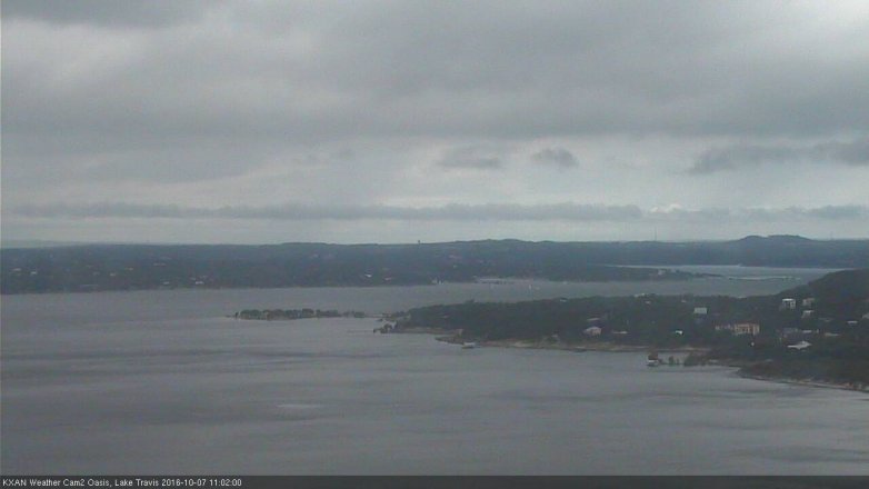 Lake Travis webcam, October 7, 2016 10:25 AM CT