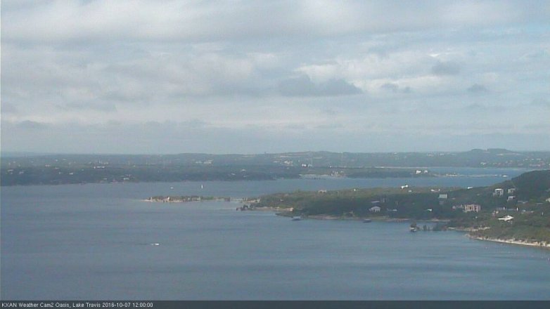 Lake Travis webcam, October 7, 2016 11:20 AM CT
