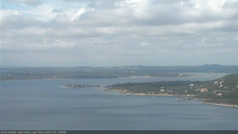 Lake Travis webcam, October 7, 2016 12:05 PM CT
