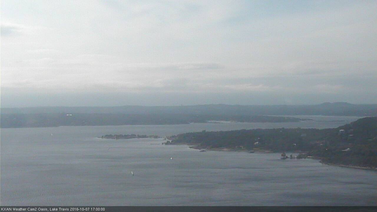 Lake Travis webcam, October 7, 2016 4:10 PM CT