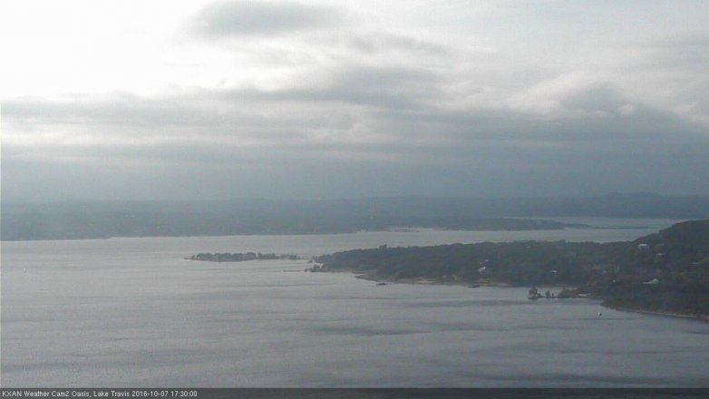 Lake Travis webcam, October 7, 2016 4:40 PM CT