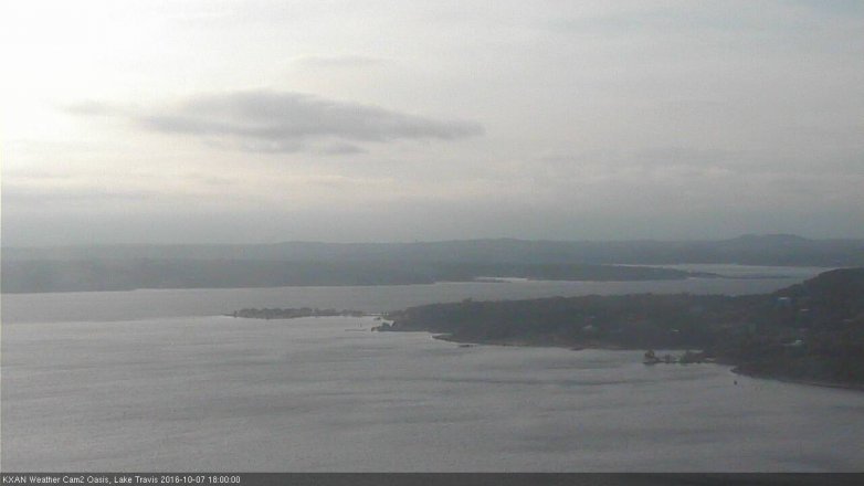 Lake Travis webcam, October 7, 2016 5:10 PM CT