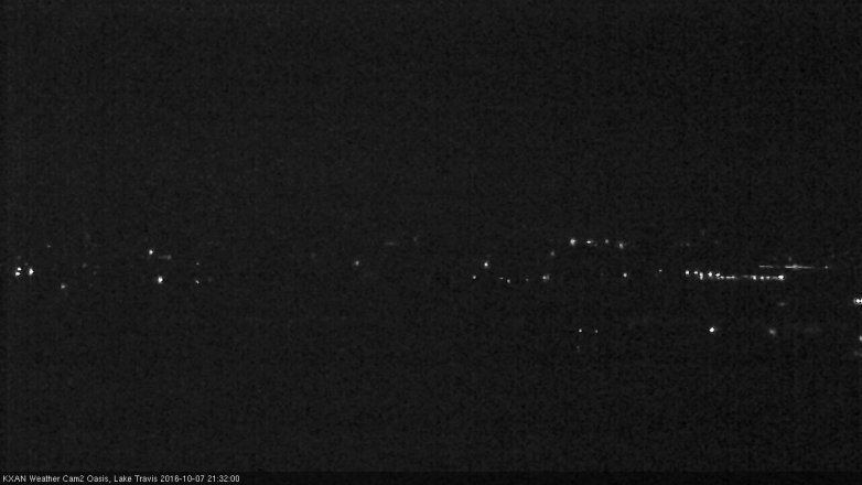 Lake Travis webcam, October 7, 2016 8:35 PM CT