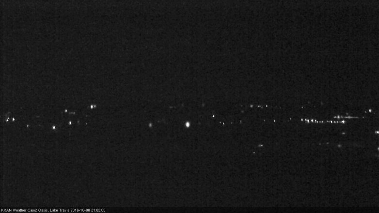 Lake Travis webcam, October 8, 2016 8:10 PM CT
