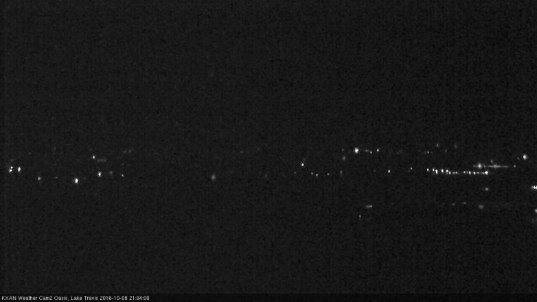 Lake Travis webcam, October 8, 2016 8:20 PM CT