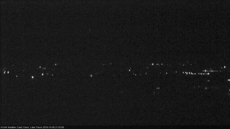 Lake Travis webcam, October 8, 2016 8:25 PM CT