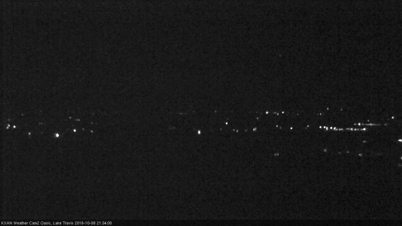 Lake Travis webcam, October 8, 2016 8:40 PM CT