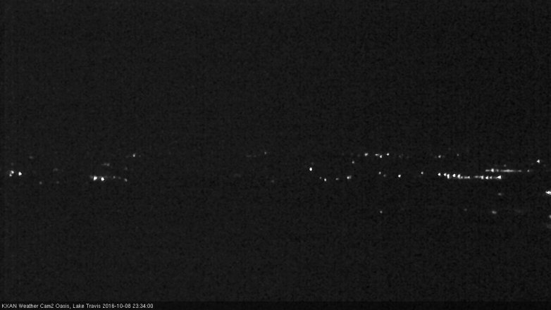Lake Travis webcam, October 8, 2016 10:50 PM CT