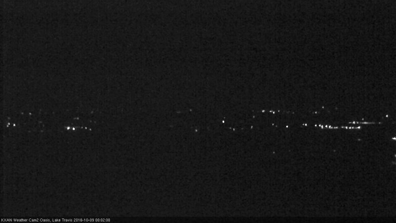 Lake Travis webcam, October 8, 2016 11:25 PM CT