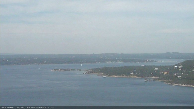 Lake Travis webcam, October 9, 2016 11:55 AM CT