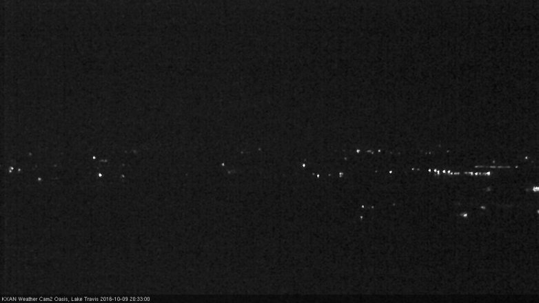 Lake Travis webcam, October 9, 2016 7:50 PM CT