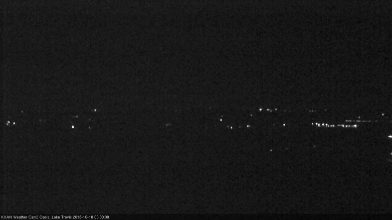 Lake Travis webcam, October 9, 2016 11:20 PM CT