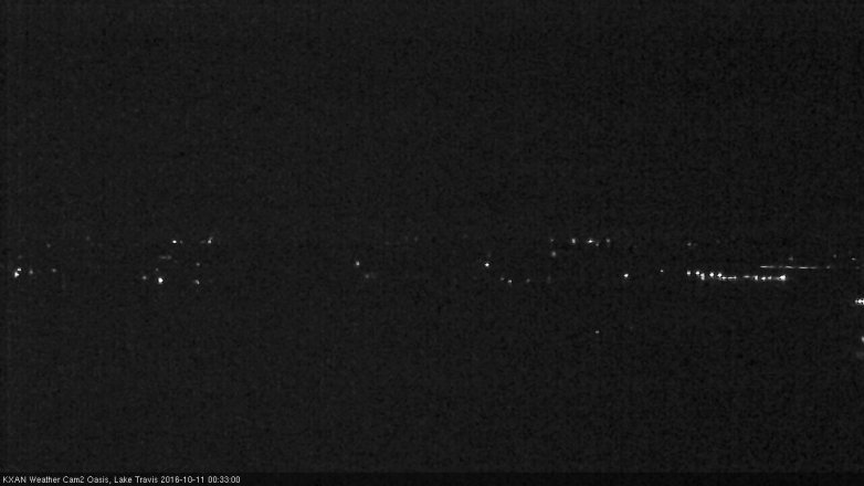 Lake Travis webcam, October 10, 2016 12:00 AM CT