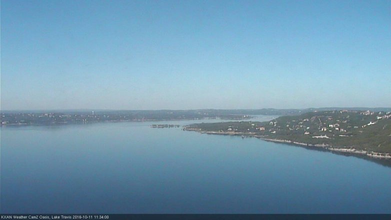 Lake Travis webcam, October 11, 2016 11:00 AM CT