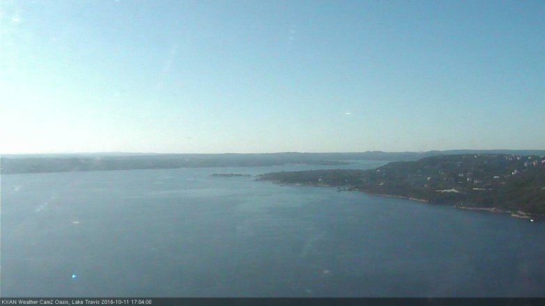 Lake Travis webcam, October 11, 2016 4:10 PM CT