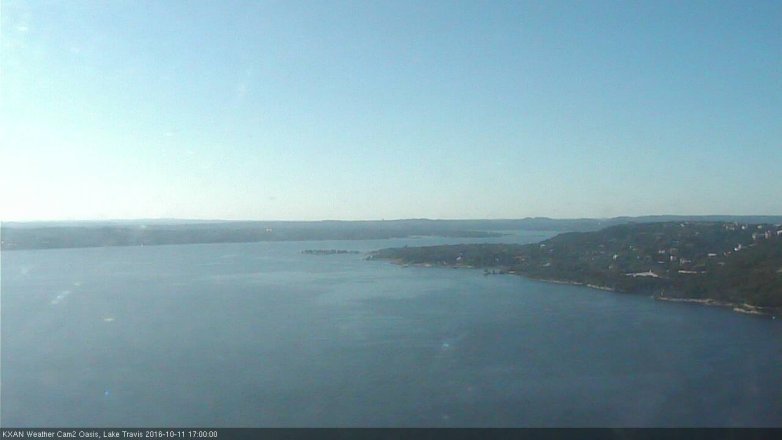 Lake Travis webcam, October 11, 2016 4:20 PM CT