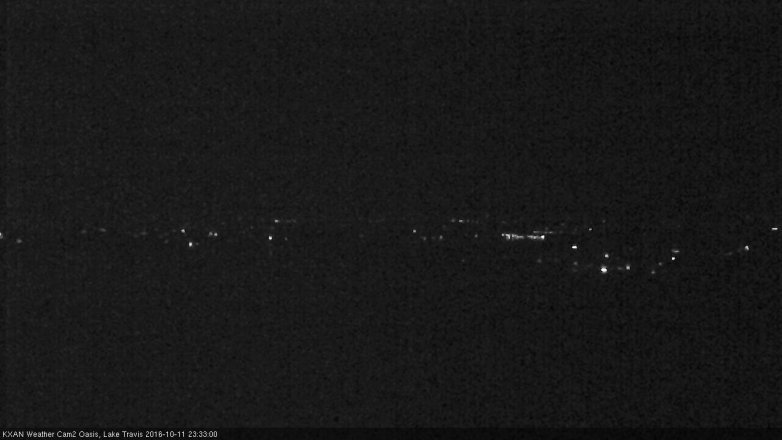 Lake Travis webcam, October 11, 2016 10:55 PM CT