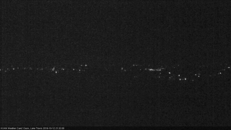 Lake Travis webcam, October 12, 2016 8:35 PM CT