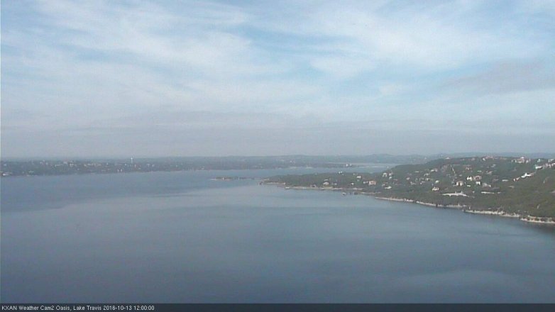 Lake Travis webcam, October 13, 2016 11:15 AM CT