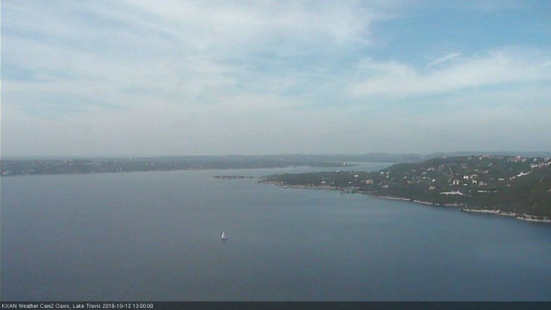 Lake Travis webcam, October 13, 2016 12:10 PM CT