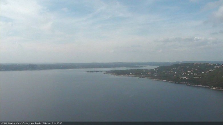 Lake Travis webcam, October 13, 2016 1:50 PM CT
