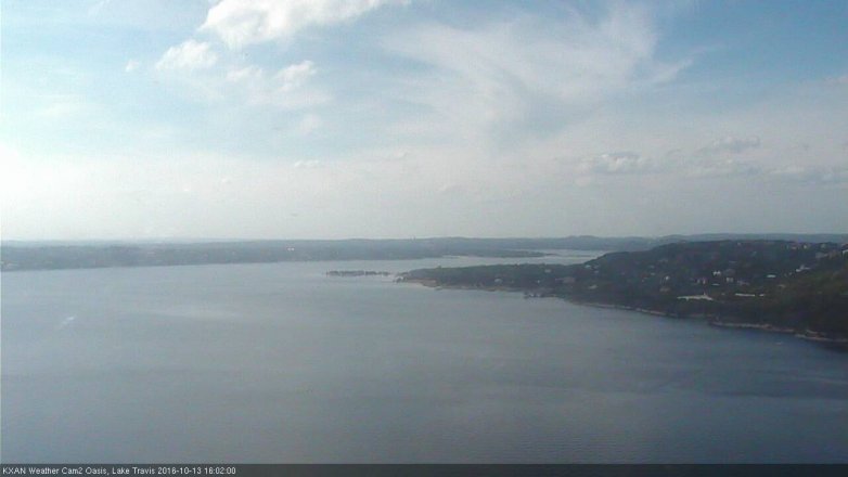 Lake Travis webcam, October 13, 2016 3:10 PM CT