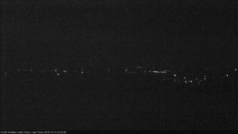 Lake Travis webcam, October 13, 2016 10:50 PM CT