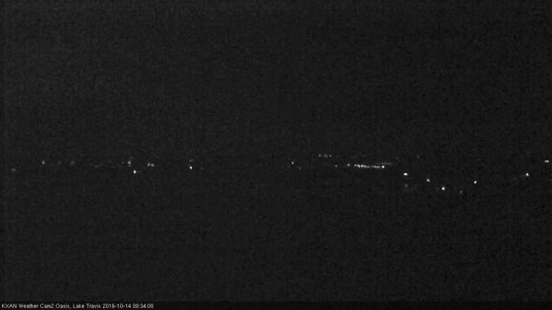 Lake Travis webcam, October 13, 2016 12:00 AM CT