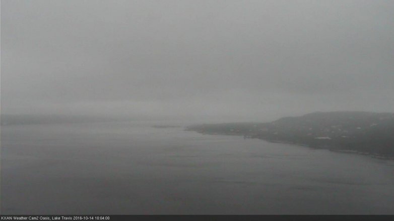Lake Travis webcam, October 14, 2016 9:10 AM CT