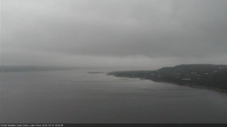 Lake Travis webcam, October 14, 2016 9:25 AM CT