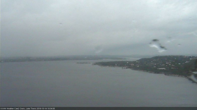 Lake Travis webcam, October 14, 2016 9:45 AM CT