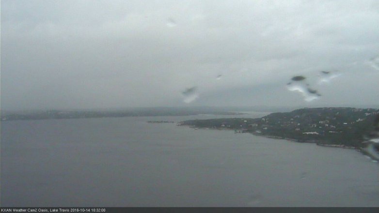 Lake Travis webcam, October 14, 2016 9:55 AM CT