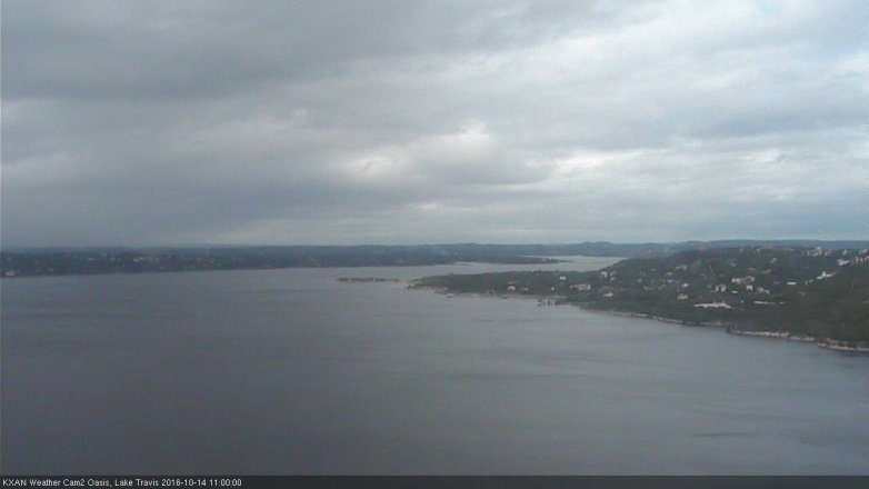 Lake Travis webcam, October 14, 2016 10:05 AM CT