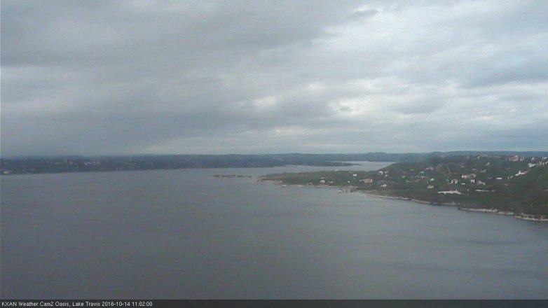 Lake Travis webcam, October 14, 2016 10:15 AM CT