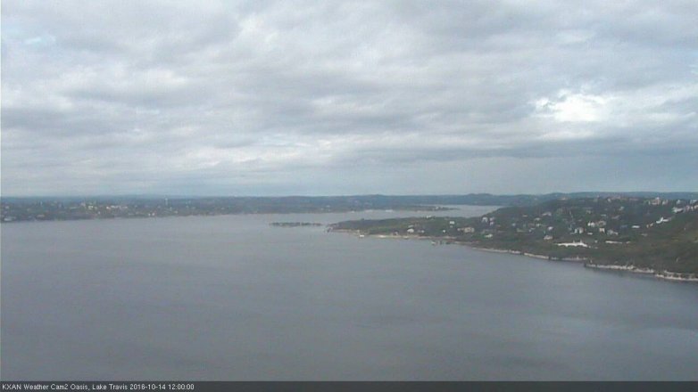 Lake Travis webcam, October 14, 2016 11:10 AM CT