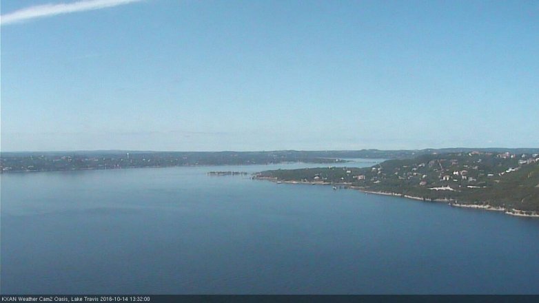 Lake Travis webcam, October 14, 2016 1:00 PM CT