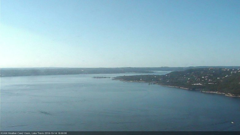 Lake Travis webcam, October 14, 2016 3:05 PM CT
