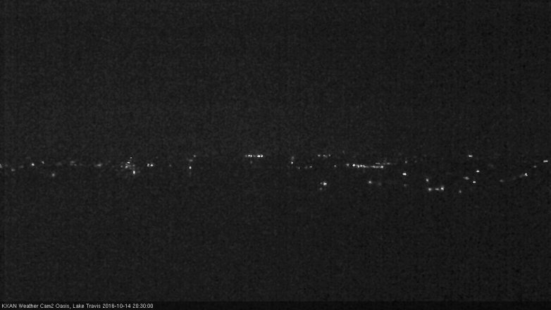 Lake Travis webcam, October 14, 2016 7:40 PM CT