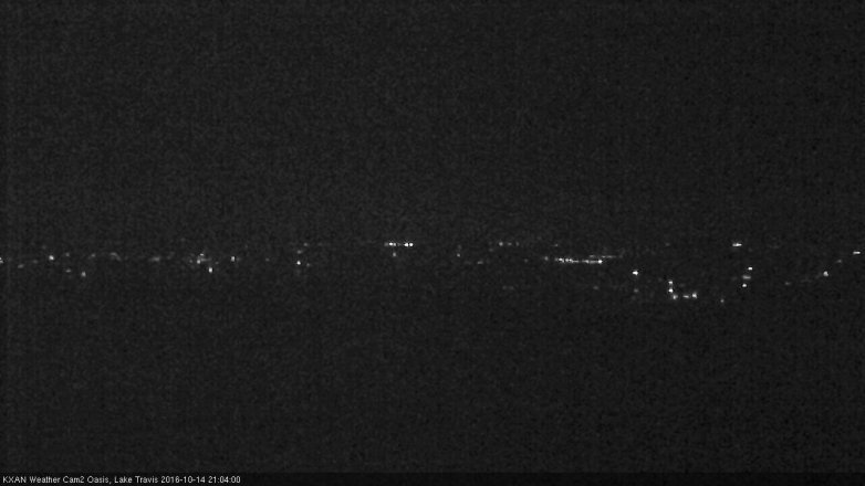 Lake Travis webcam, October 14, 2016 8:25 PM CT