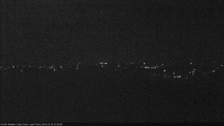 Lake Travis webcam, October 14, 2016 8:55 PM CT