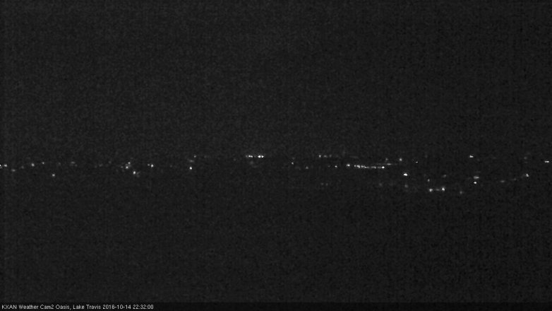 Lake Travis webcam, October 14, 2016 9:35 PM CT