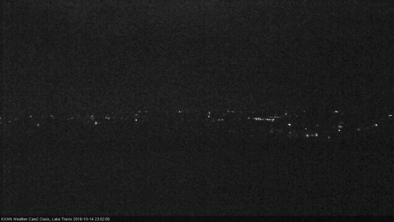 Lake Travis webcam, October 14, 2016 10:25 PM CT