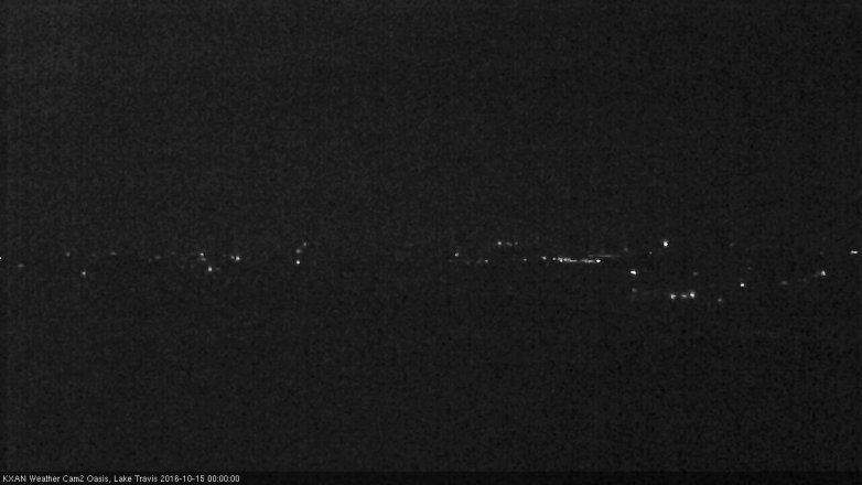 Lake Travis webcam, October 14, 2016 11:30 PM CT