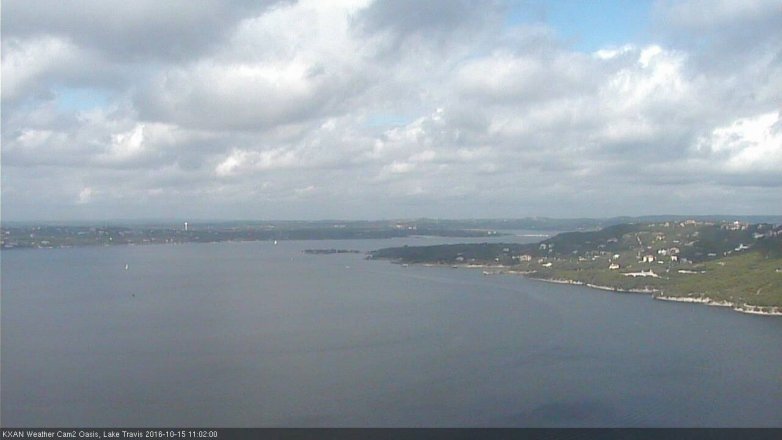 Lake Travis webcam, October 15, 2016 10:05 AM CT