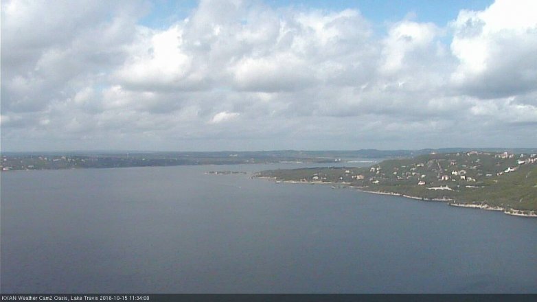 Lake Travis webcam, October 15, 2016 10:50 AM CT
