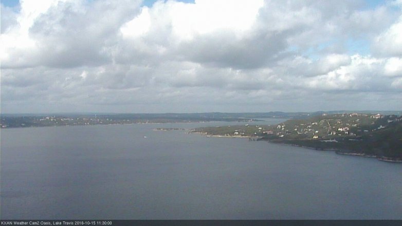 Lake Travis webcam, October 15, 2016 11:00 AM CT