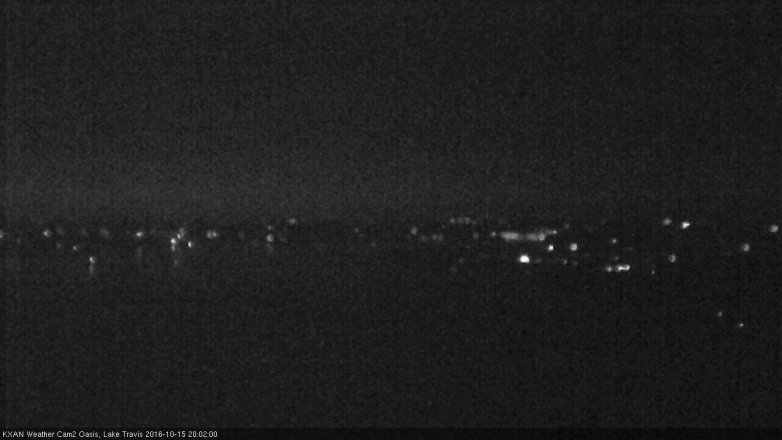 Lake Travis webcam, October 15, 2016 7:05 PM CT