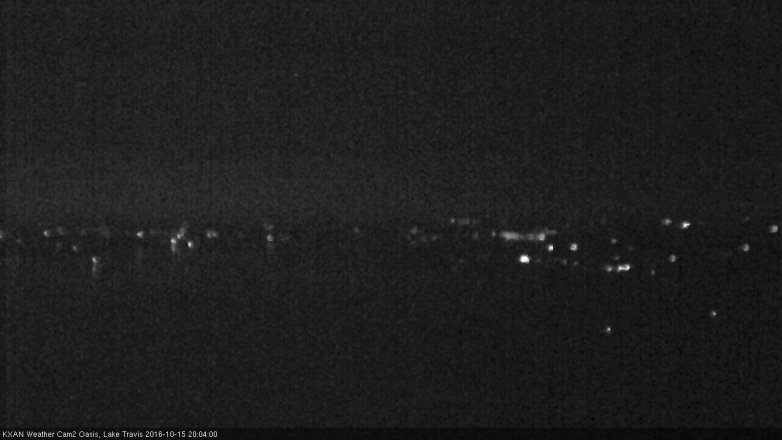 Lake Travis webcam, October 15, 2016 7:25 PM CT