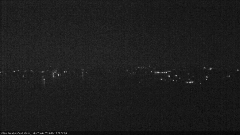 Lake Travis webcam, October 15, 2016 7:35 PM CT